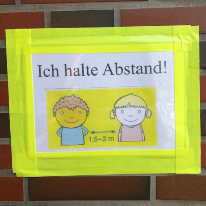 Ich halte Abstand!