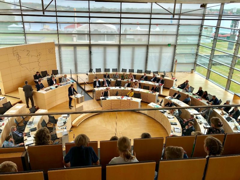 Zu Besuch im Landtag